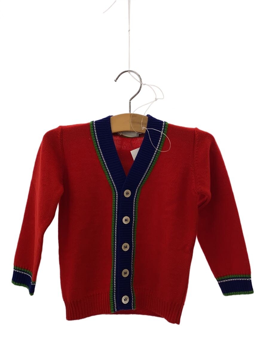 【中古】GUCCI◆ジレー/羊毛/赤いこと/615415/SIZE18/24【キッズ】