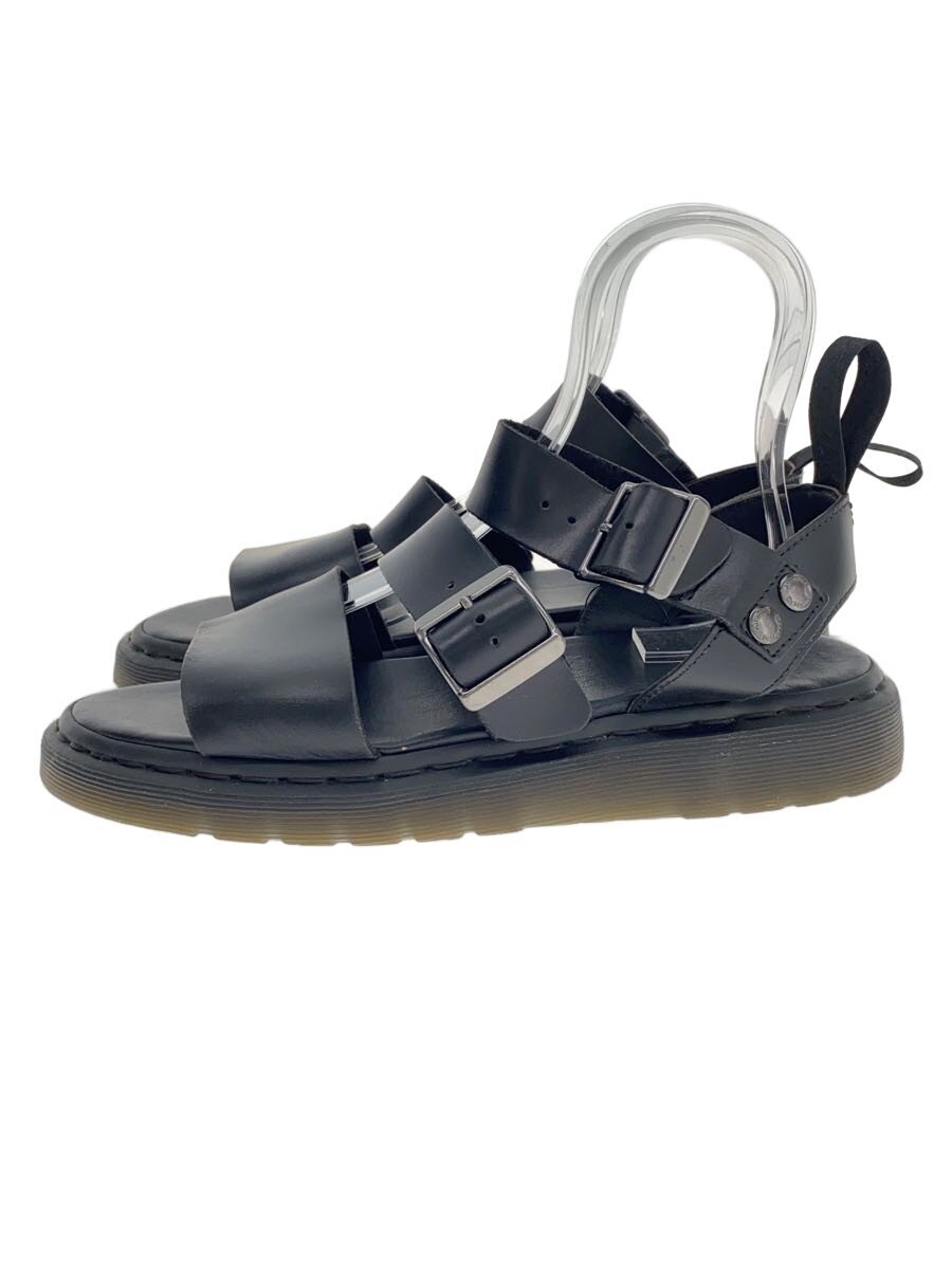 【中古】Dr.Martens◆サンダル/US9/BLK/15695001【シューズ】