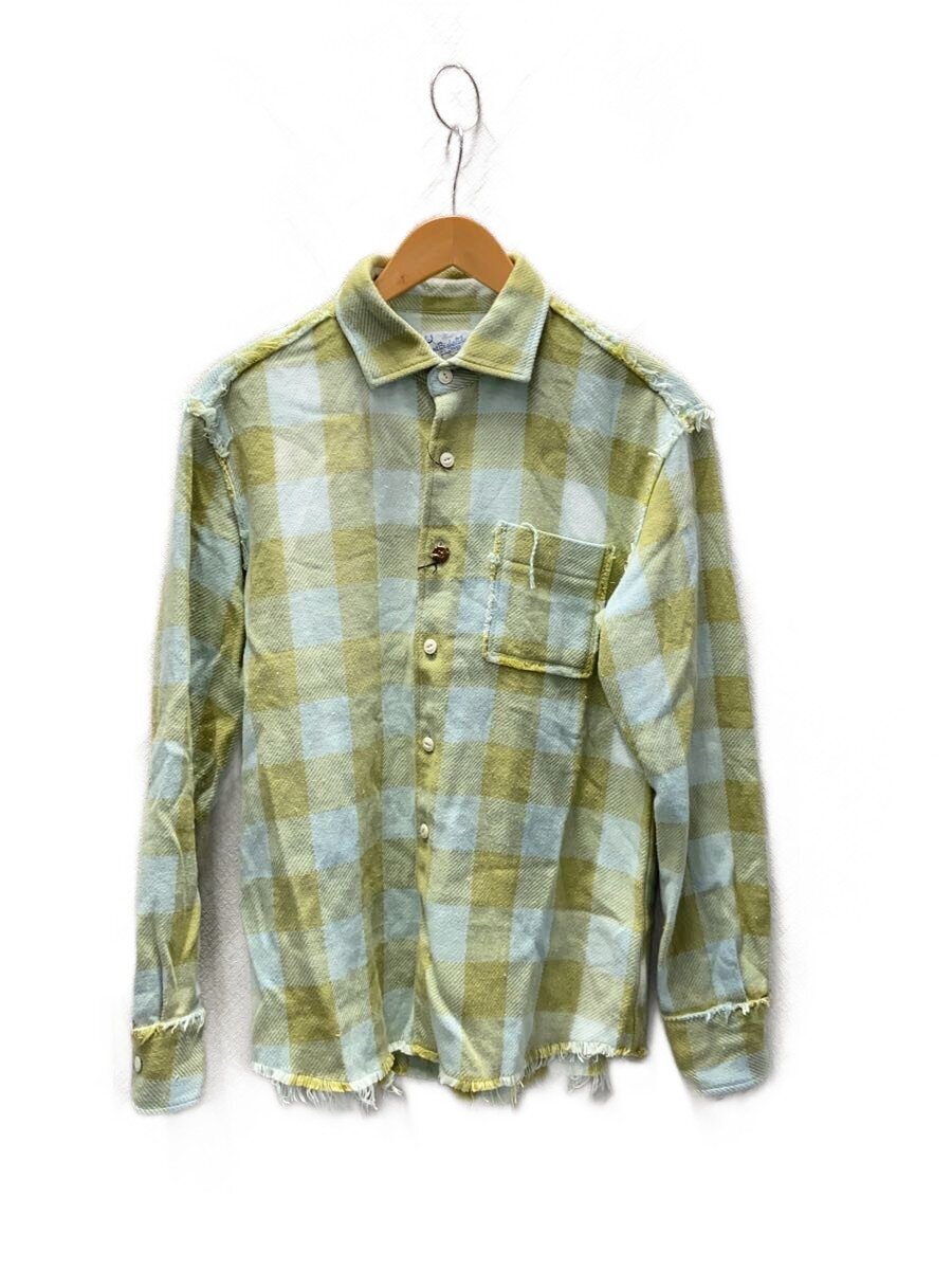 【中古】TMT◆長袖プルオーバー/M/綿織物/GRN/照合のしるし【メンズウェア】