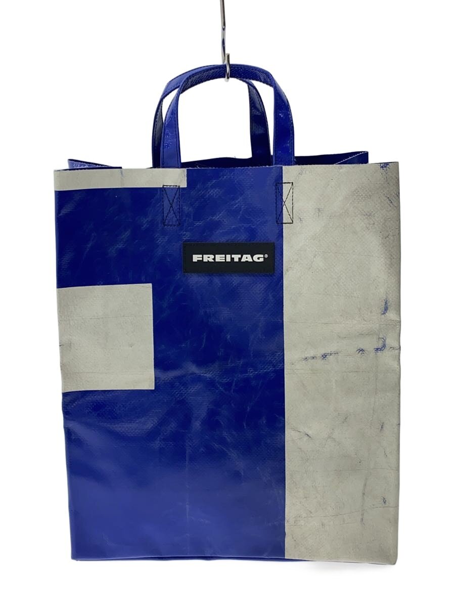 【中古】FREITAG◆MIAMI VICE/トートバッグ/PVC/BLU【御徒面子】