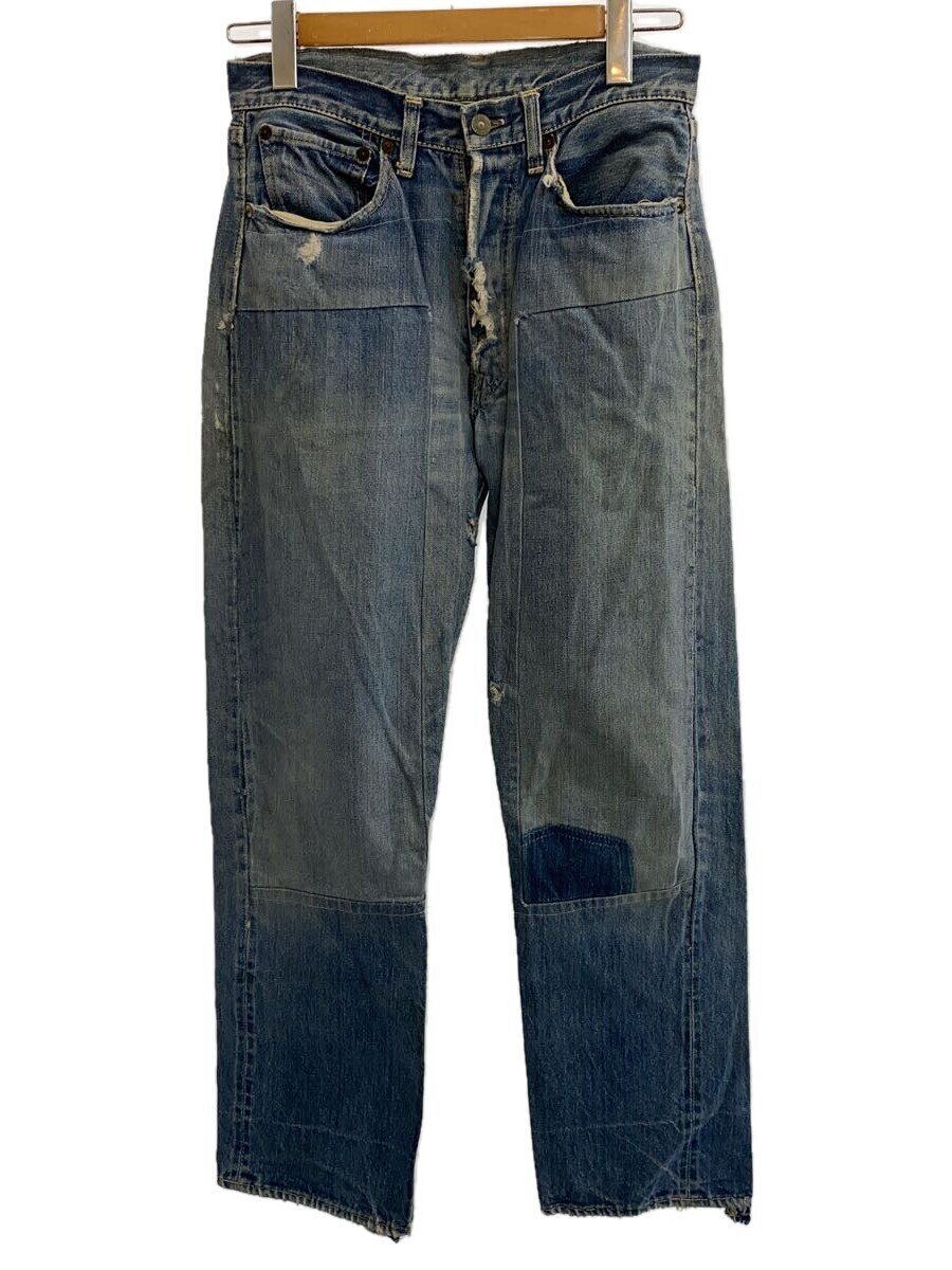 【中古】Levi’s◆下つ方/--/--/IDG/無地/赤耳/目じるし皆無/包みかくしリベット【メンズウェア】