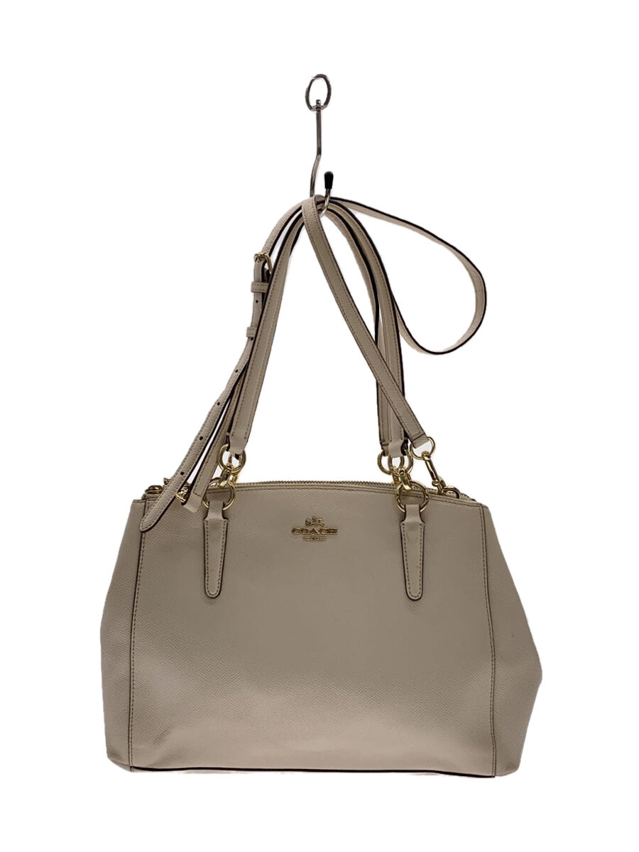 【中古】COACH◆ハンドバッグ/レザー/ホワイト/F57520/コーチ【バッグ】｜2ｎｄ STREET 店