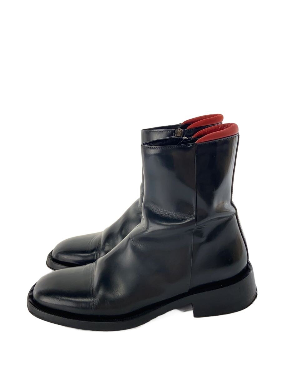 【中古】GUCCI◆サイドジップブーツ/36/BLK/なめし革【シューズ】