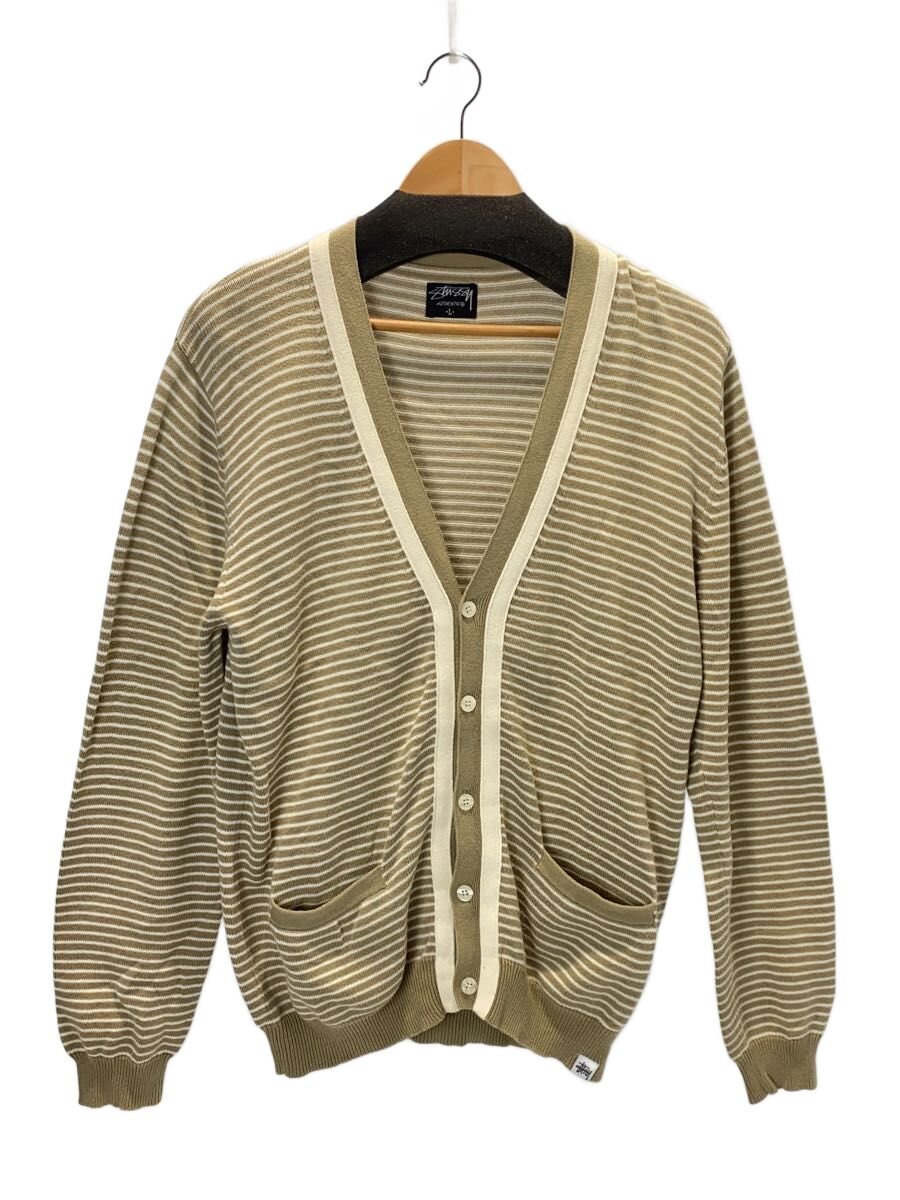 【中古】STUSSY◆ジレー(薄っぺら)/L/綿織物/BEG/間借り人【メンズウェア】