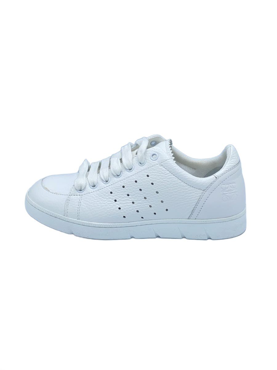 【中古】LOEWE◆ローカットスニーカー/38/WHT/592403//【シューズ】
