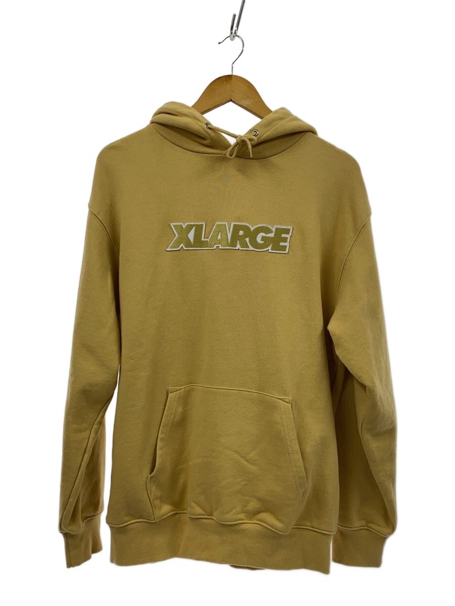 【中古】X-LARGE◆パーカー/M/綿織物/YLW/101203012012/STANDARD LOGO PULLOVER HOODED【メンズウェア】
