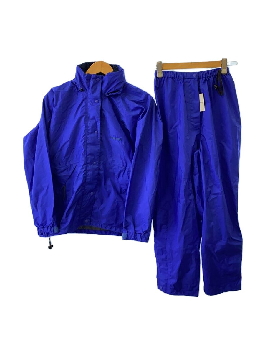 【中古】mont-bell◆セットアップ_1128245/--/ゴアテックス/BLU/無地【レディース御召しもの】