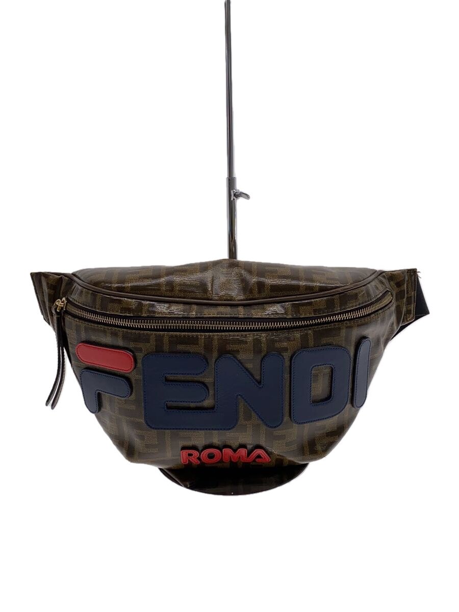 【中古】FENDI◆三尺帯御徒面子/ズッカ柄/酉の方角御徒面子/角あたり近所産業剥がれ有【御徒面子】