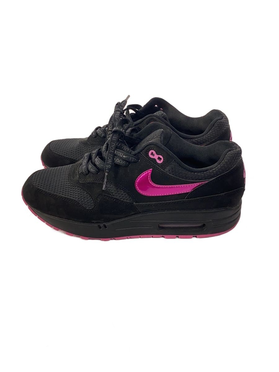 【中古】NIKE◆AIR MAX 1 PRM_エア湖マックス 1 割り増し金/27.5珊/BLK【シューズ】