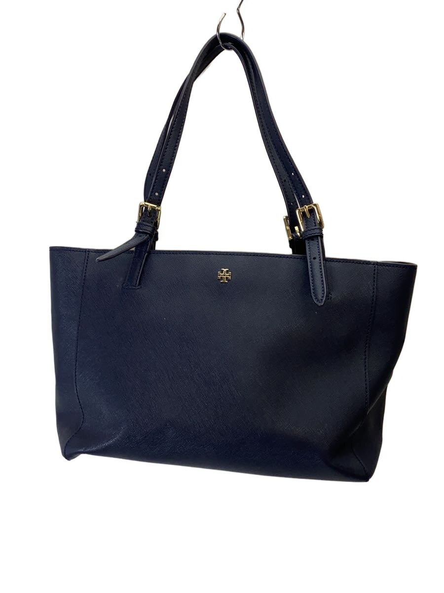 【中古】TORY BURCH◆トートバッグ/なめし革/NVY/31159781【御徒面子】