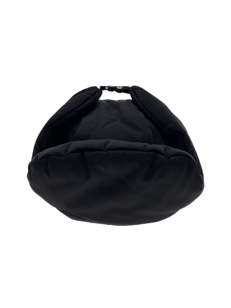 【中古】PRADA◆かぶり笠/PADDED TRAPPER HAT/M/ナイロン/BLK/メンズ【服飾雑貨他】