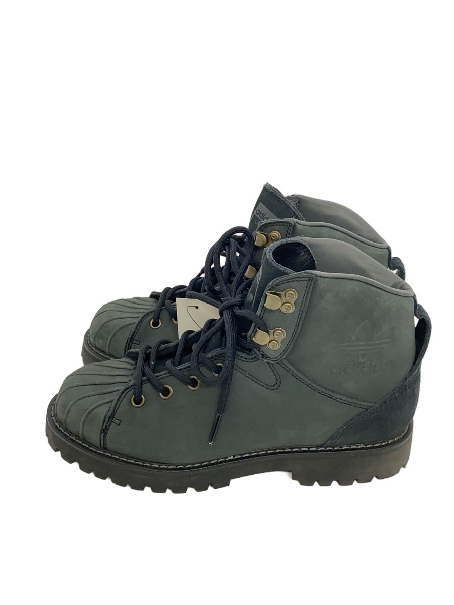 【中古】adidas◆SUPERSTAR BOOT_SSTブーツシューズ/23.5珊/BLK【シューズ】