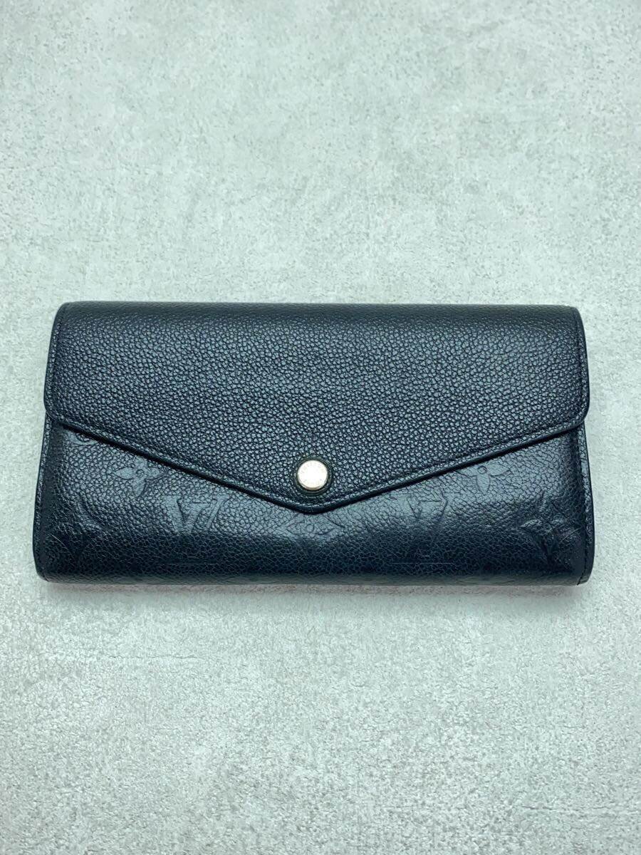 【中古】LOUIS VUITTON◆ポルト・フォイユ・サラ_モノグラム・アン工業プラント_BLK/なめし革/BLK/無地/メンズ【服飾雑貨他】 その他-バッグ・小物・ブランド雑貨