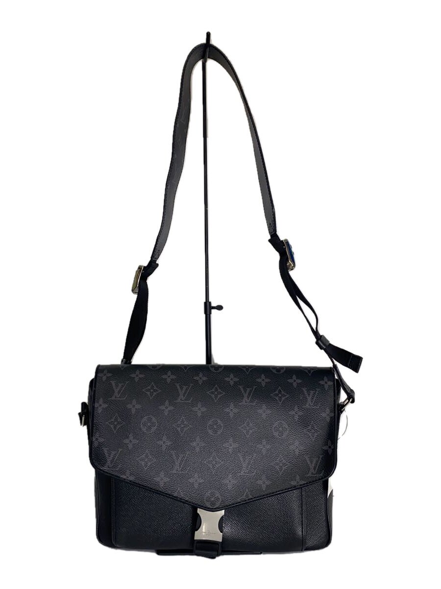 【中古】LOUIS VUITTON◆伝達人_タイガラマ_BLK/--/BLK/モノグラム【御徒面子】