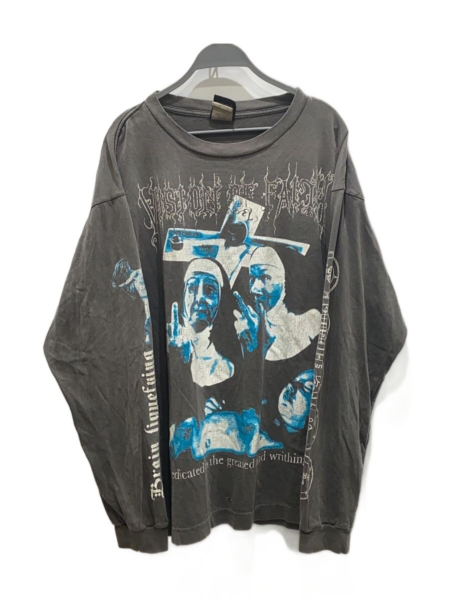 【中古】SAINT MICHAEL◆LS/SISTERS/長袖プルオーバー/XL/綿織物/GRY/SM-S23-0000-032//【メンズウェア】