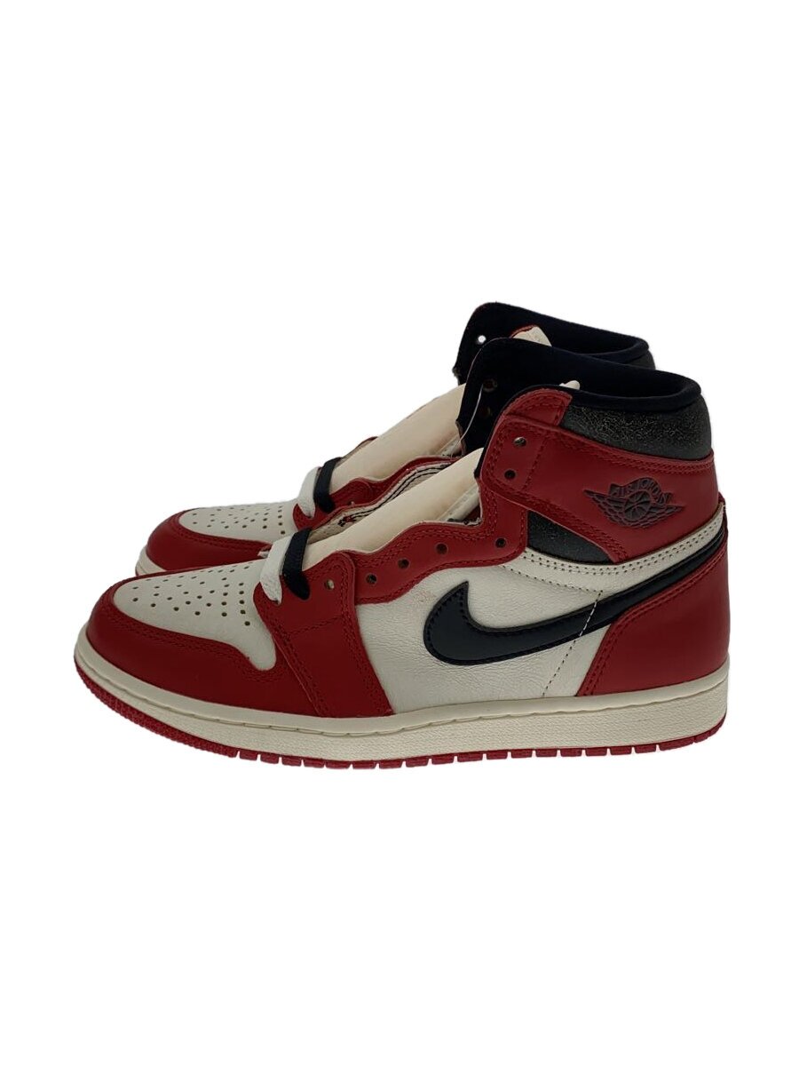 【中古】NIKE◆AIR JORDAN 1 RETRO HIGH OG_エアジョーダン 1 レトロ 御機嫌 OG/25.5糎/RED//【シューズ】