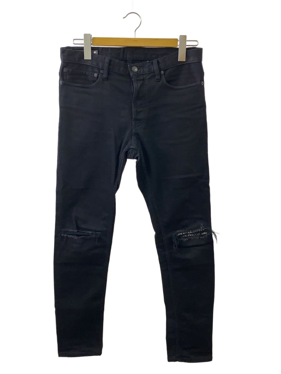 【中古】MINEDENIM◆下つ方/8/綿織物/BLK/無地/2111-1002-99-312【メンズウェア】