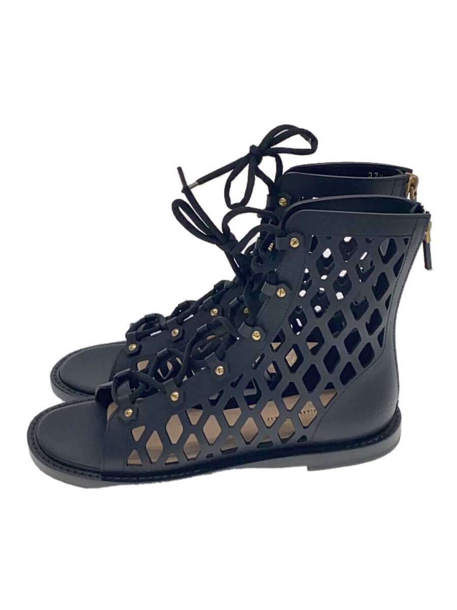 【中古】Christian Dior◆イタリア共和国製/d落とし穴/ブーツ/37.5【シューズ】