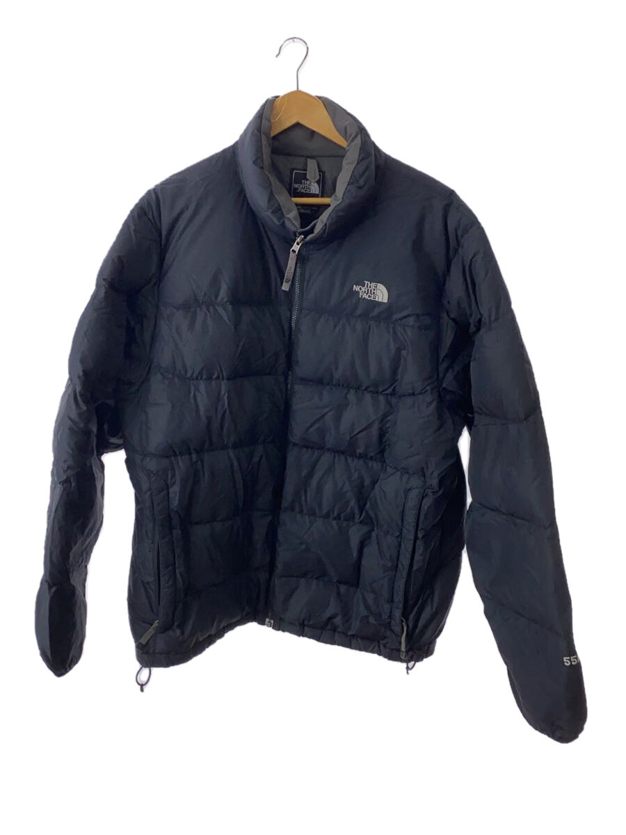 【中古】THE NORTH FACE◆落ちこむ上衣/XL/ポリエステル/BLK/無地【メンズウェア】