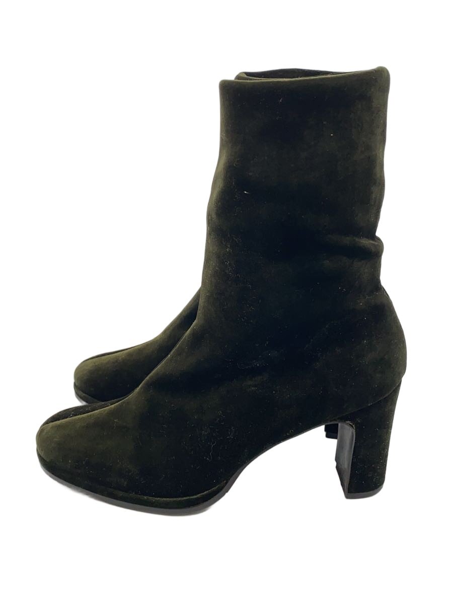 【中古】YVES SAINT LAURENT◆ブーツ/36/GRN【シューズ】
