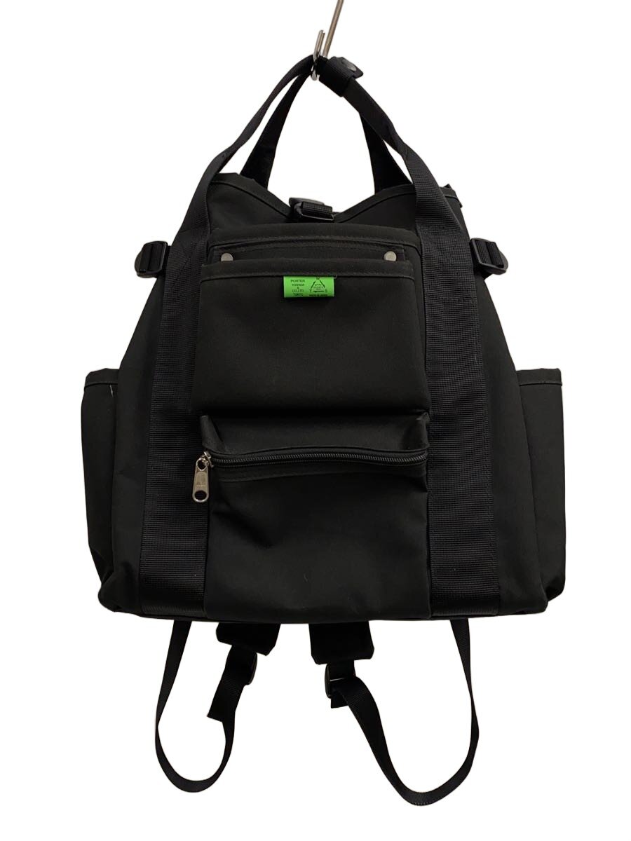 【中古】PORTER◆背嚢/--/BLK【御徒面子】