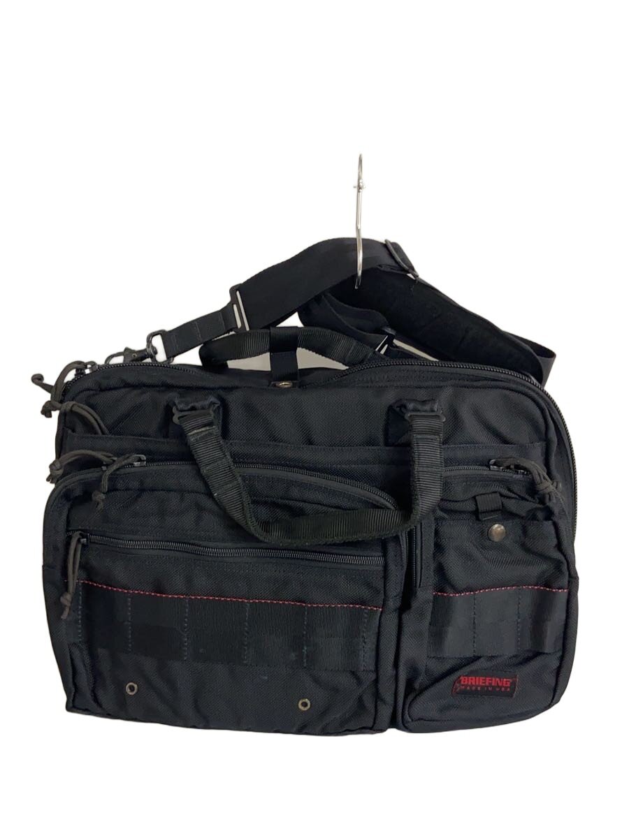 【中古】BRIEFING◆NEO B4 LINER 2wayブリーフ入れもの/帆布/BLK【御徒面子】