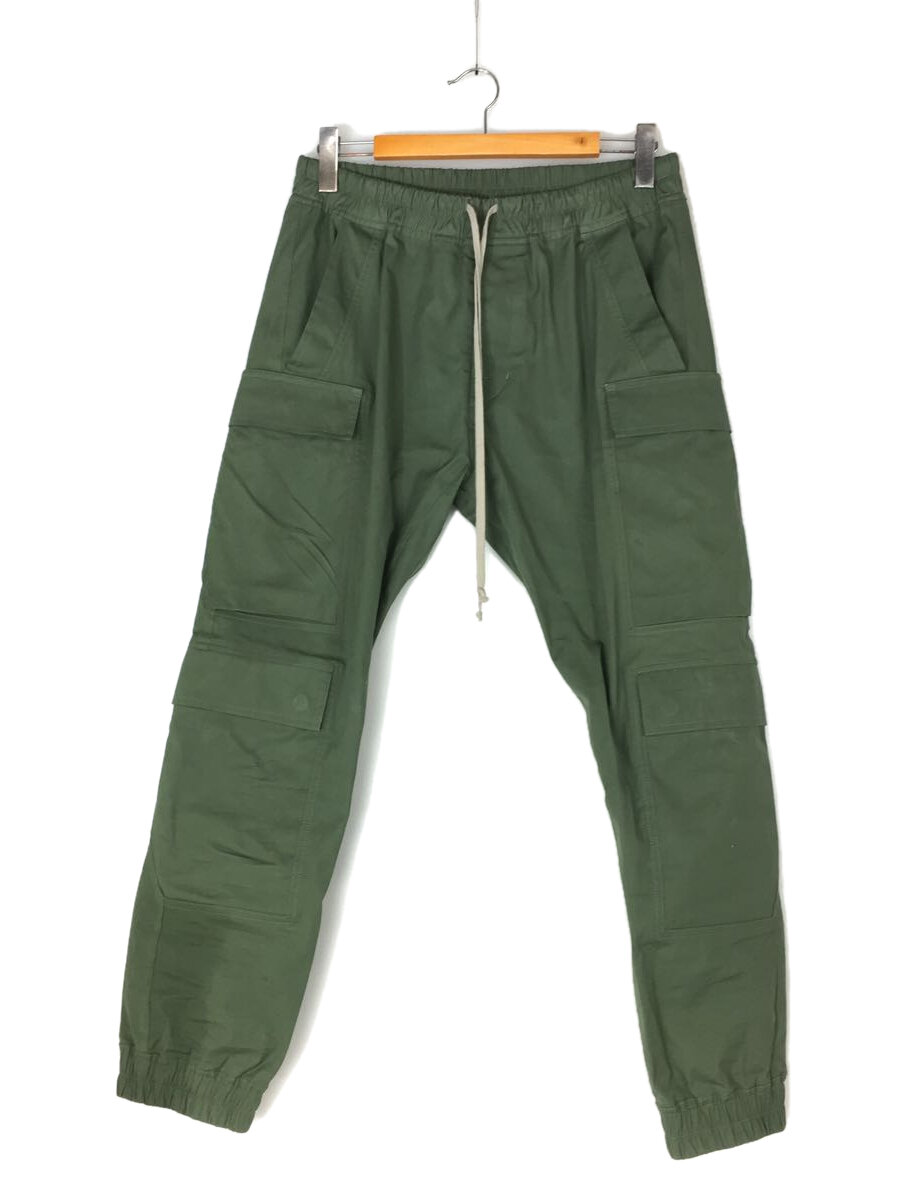 【中古】Rick Owens◆マストドンメガカーゴロングパンツ/カーゴパンツ/50(L)/綿織物/カーキ/RU01C4337-7E/? NULL ?【メンズウェア】