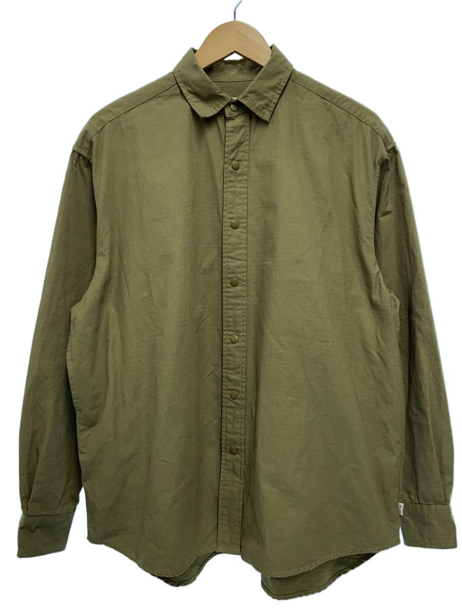 【中古】Acy◆25SS/長袖プルオーバー/3/綿織物/KHK/ACY-25SS-001//【メンズウェア】