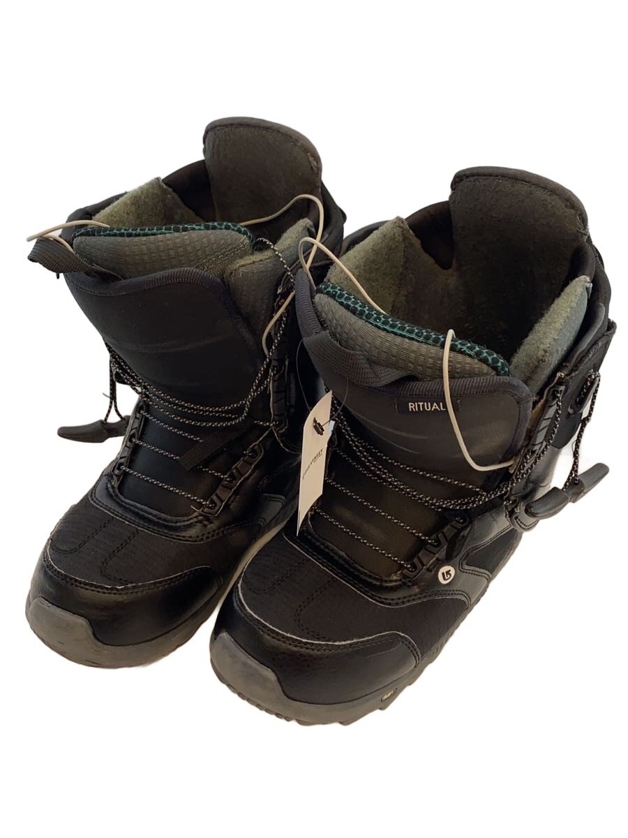 【中古】BURTON◆スノーボードブーツ/23.5cm/シューレース/BLK/Ritual【スポーツ】