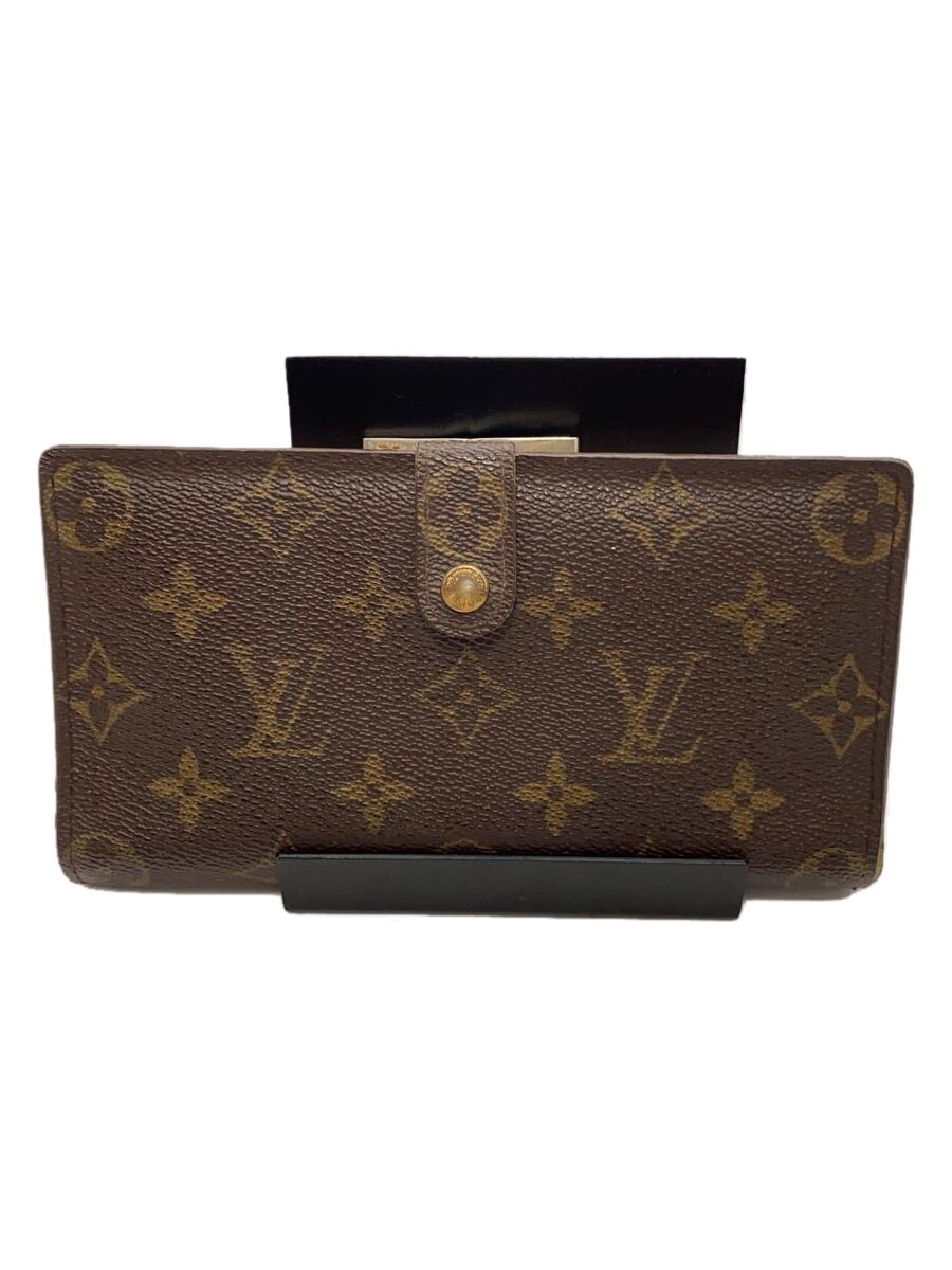 【中古】LOUIS VUITTON◆コンチネンタル・クラッチ_モノグラム・キャンバス_USA限定_BRW/PVC/BRW/総柄/レディース【服飾雑貨他】