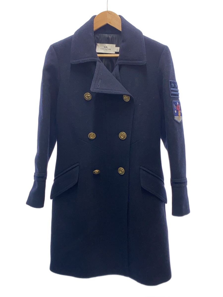 【中古】COACH◆コート/S/ウール/NVY/E1602-10792/F34123【レディースウェア】｜2ｎｄ STREET 店
