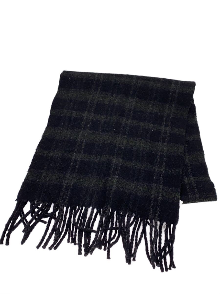 【中古】COMME des GARCONS HOMME◆えり巻き/羊毛/BLK/照合のしるし/メンズ//【服飾雑貨他】