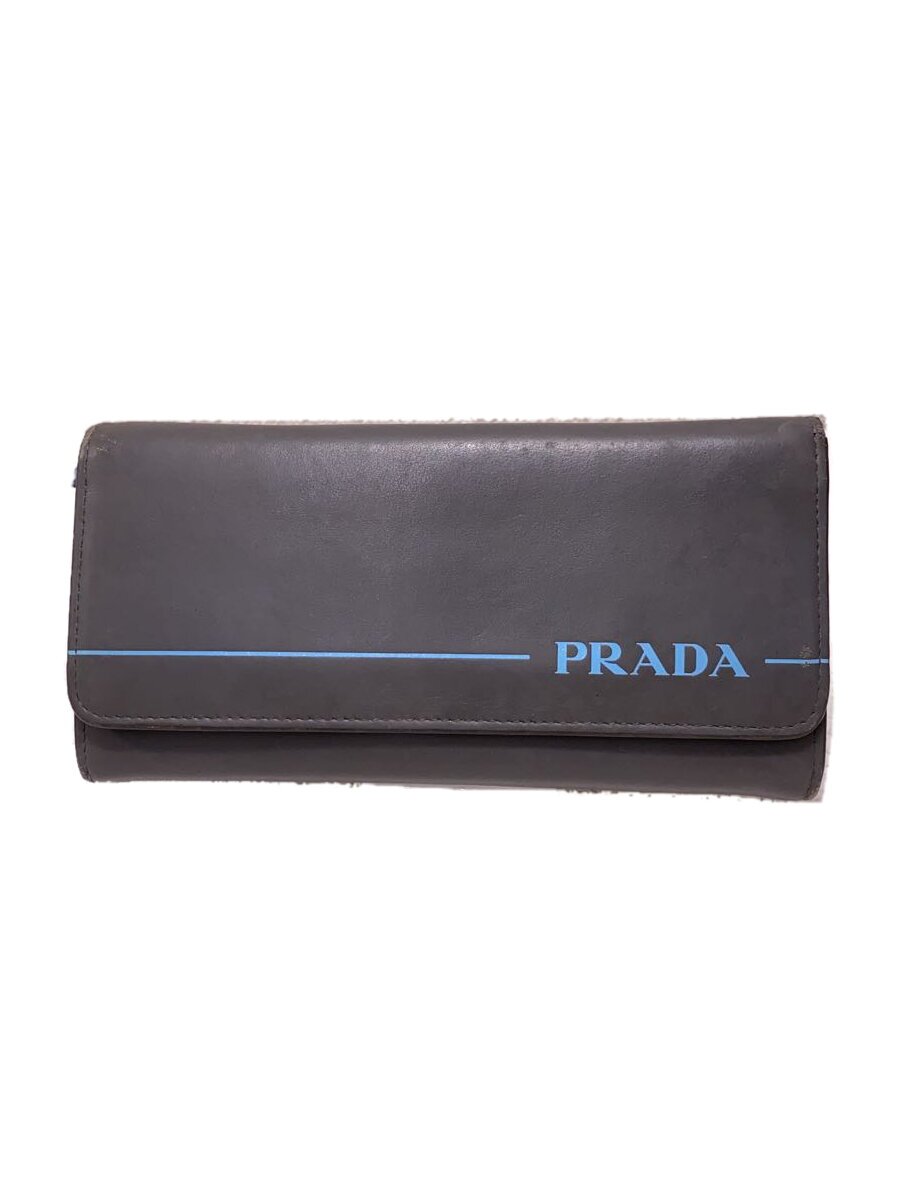 【中古】PRADA◆長財布/--/GRY/メンズ【服飾雑貨他】｜2ｎｄ STREET 店