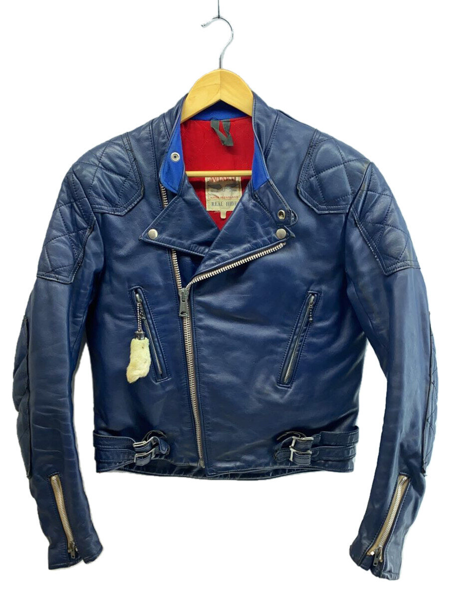 【中古】Lewis Leathers◆70S/イングランド製/レザージャケット・ブルゾン/38/レザー/ネイビー/? NULL ?【メンズウェア】|2nd STREET 店