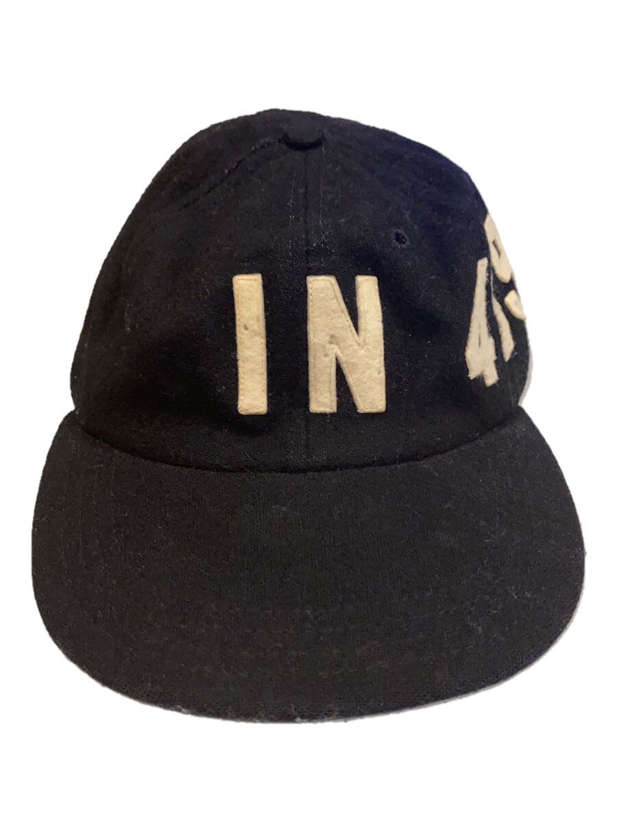 【中古】MILITARY◆Vintage/40s～50s/WRIGHT Sports/Radio Cap/旗がしら/羊毛/BLK【服飾雑貨他】