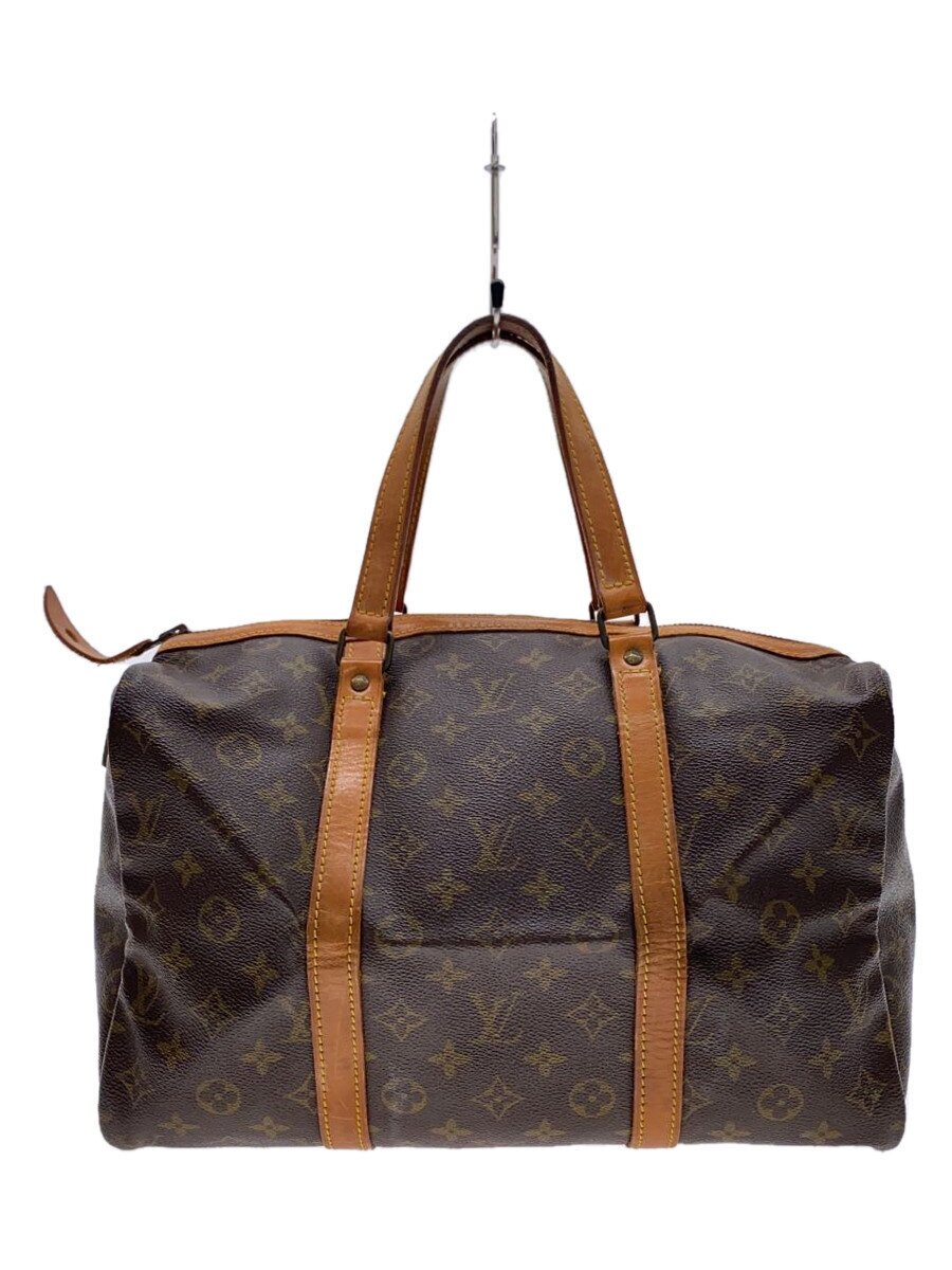 【中古】LOUIS VUITTON◆サック・木管35_モノグラム・帆布_BRW/PVC/BRW【御徒面子】