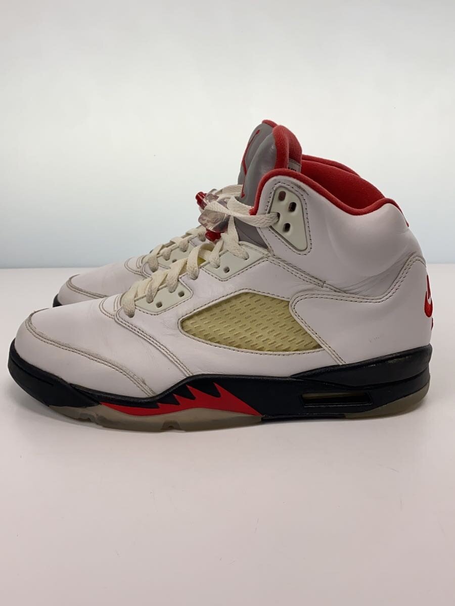 【中古】NIKE◆AIR JORDAN 5 RETRO/エアジョーダン 5 レトロ/ホワイト/DA1911-102/27.5cm/WH【シューズ】｜2ｎｄ STREET 店