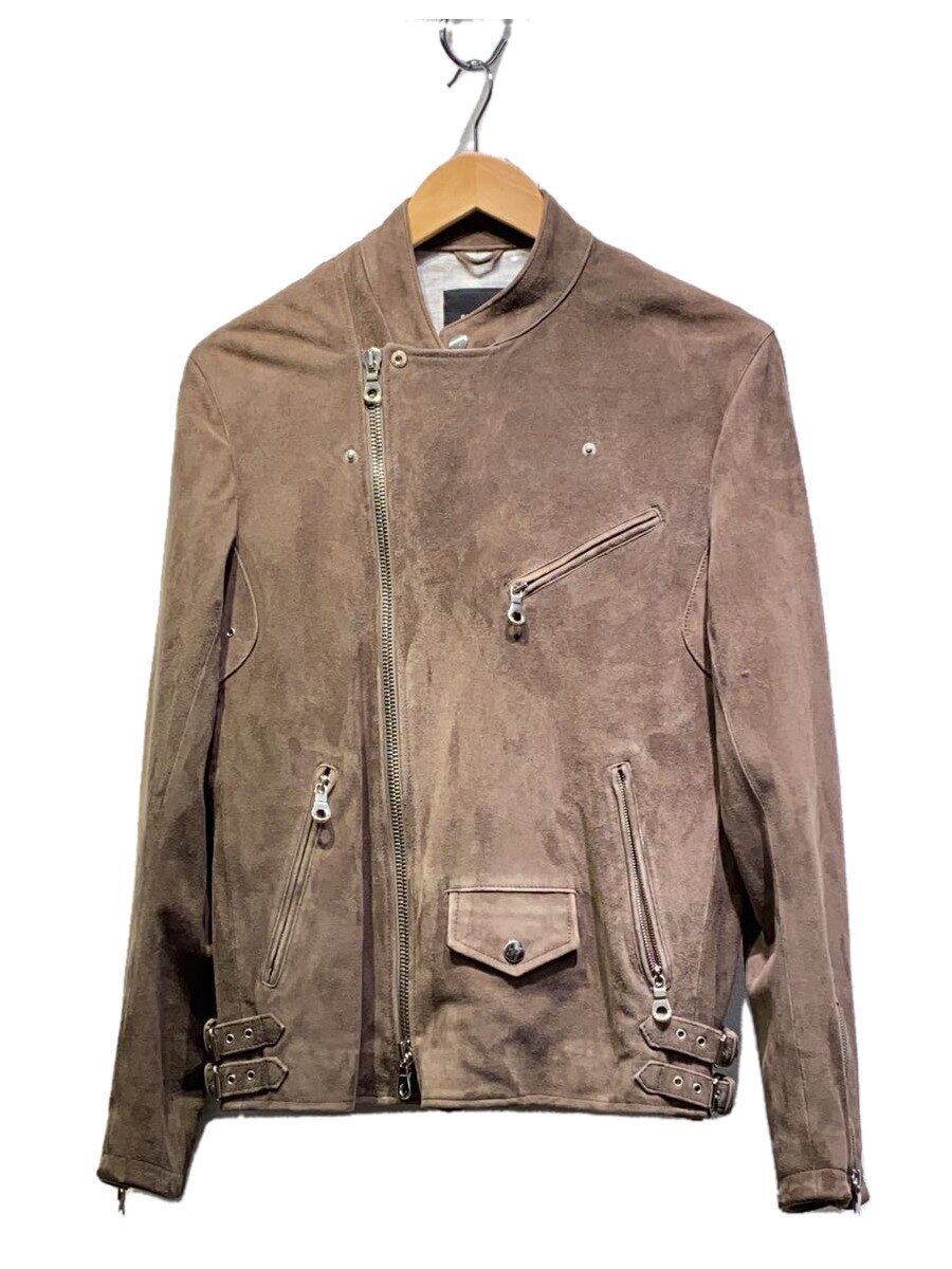 【中古】Cinquanta◆なめし革上衣・上衣/--/羊革/BEG/H-517/1【メンズウェア】