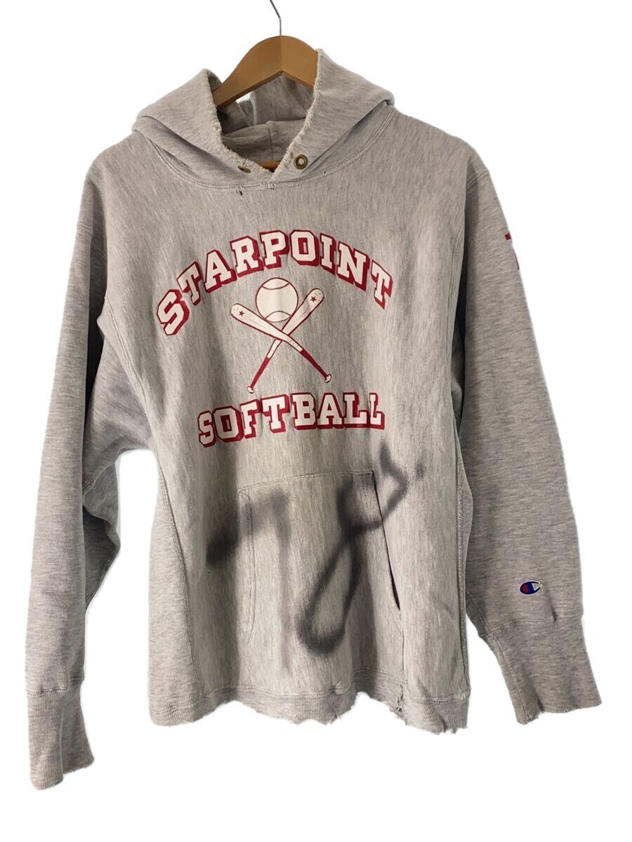 【中古】Champion◆USA製/リバースウィーブ/パーカー/L/コットン/GRY【メンズウェア】｜2ｎｄ STREET 店