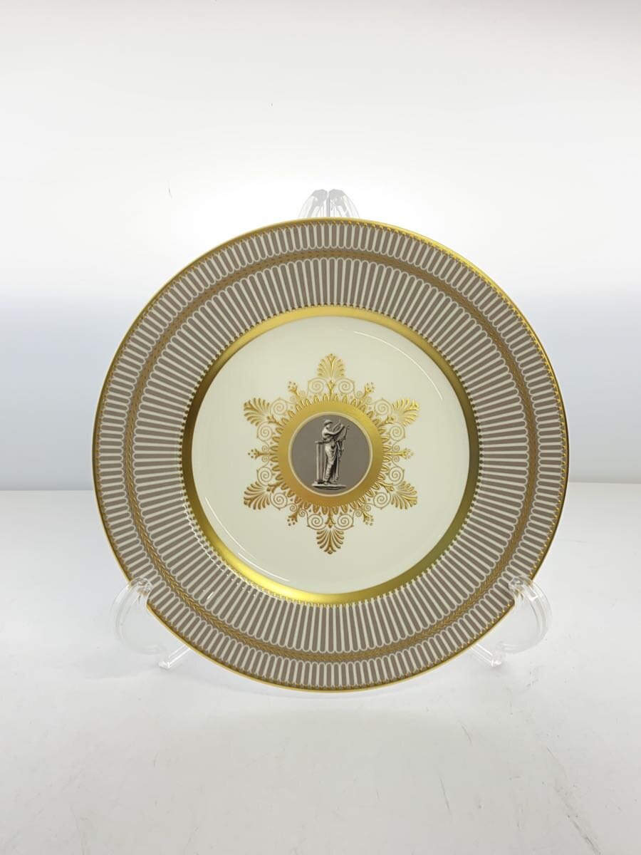 【中古】WEDGWOOD◆アンセミオングレイ・23cmプレート/GRY/1054400【キッチン用品】