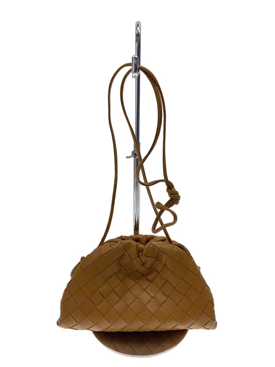 【中古】BOTTEGA VENETA◆ショルダーバッグ/なめし革/CML【御徒面子】