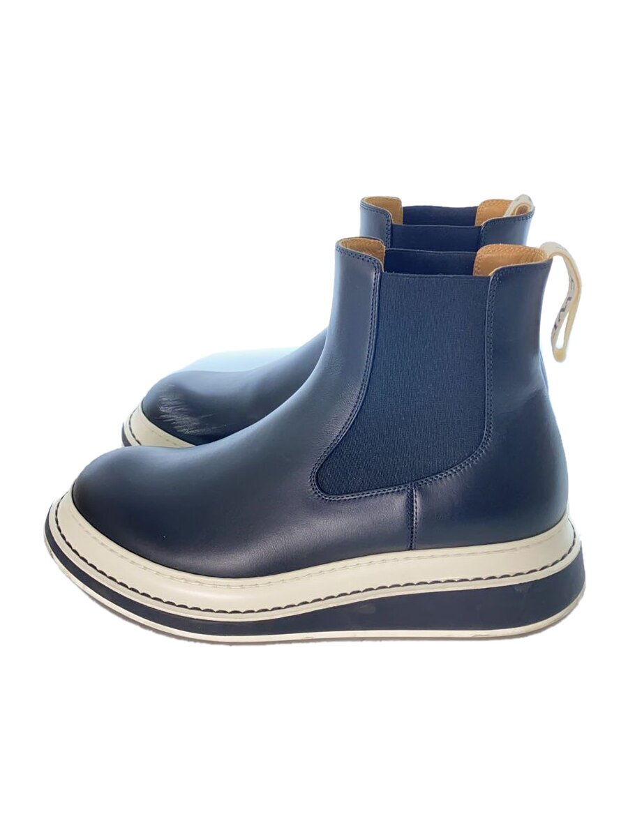 【中古】LOEWE◆チェルシー/トー擦れ蟻/サイドゴアブーツ/39/BLK/なめし革【シューズ】