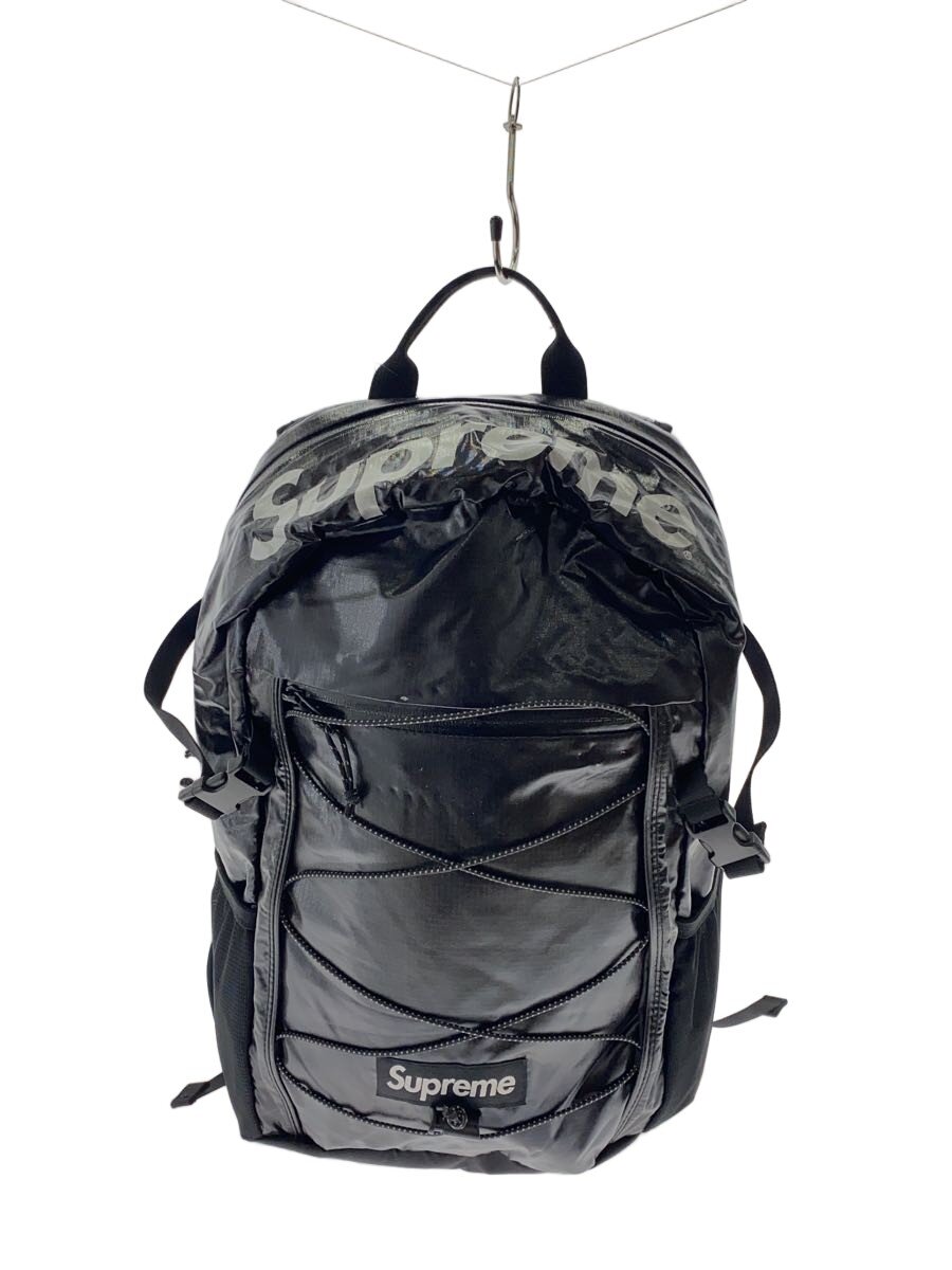 【中古】Supreme◆背嚢/ナイロン/BLK【御徒面子】