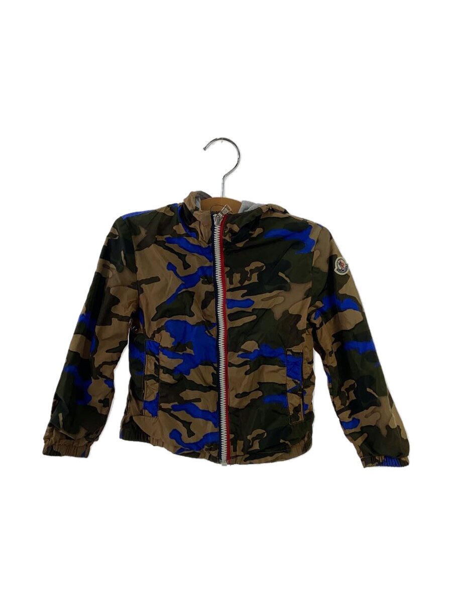 【中古】MONCLER◆上衣/--/ナイロン/ベージュ/家鴨フラ/NEW URVILLE IMPRIME GIUBBOTTO【キッズ】