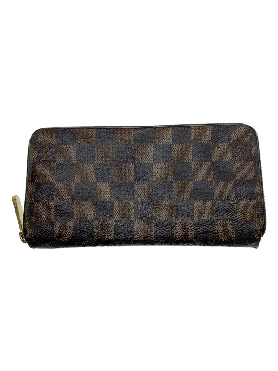 【中古】LOUIS VUITTON◆2)ジッピー・ウォレット_ダミエ・エベヌ_BRW_ブラウン/PVC/BRW/メンズ【服飾雑貨他】｜2ｎｄ STREET 店