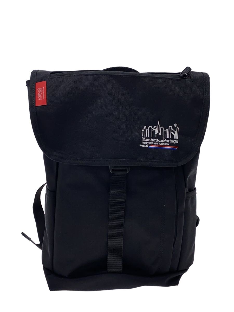 【中古】Manhattan Portage◆背嚢/ポリエステル/BLK【御徒面子】