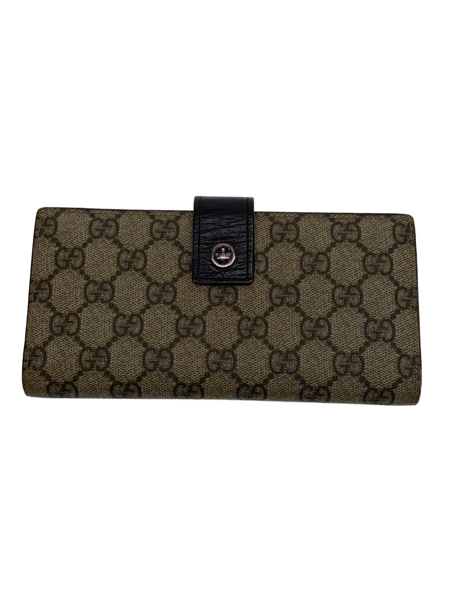 【中古】GUCCI◆長財布_GGプラス/PVC/BEG/レディース【服飾雑貨他】｜2ｎｄ STREET 店
