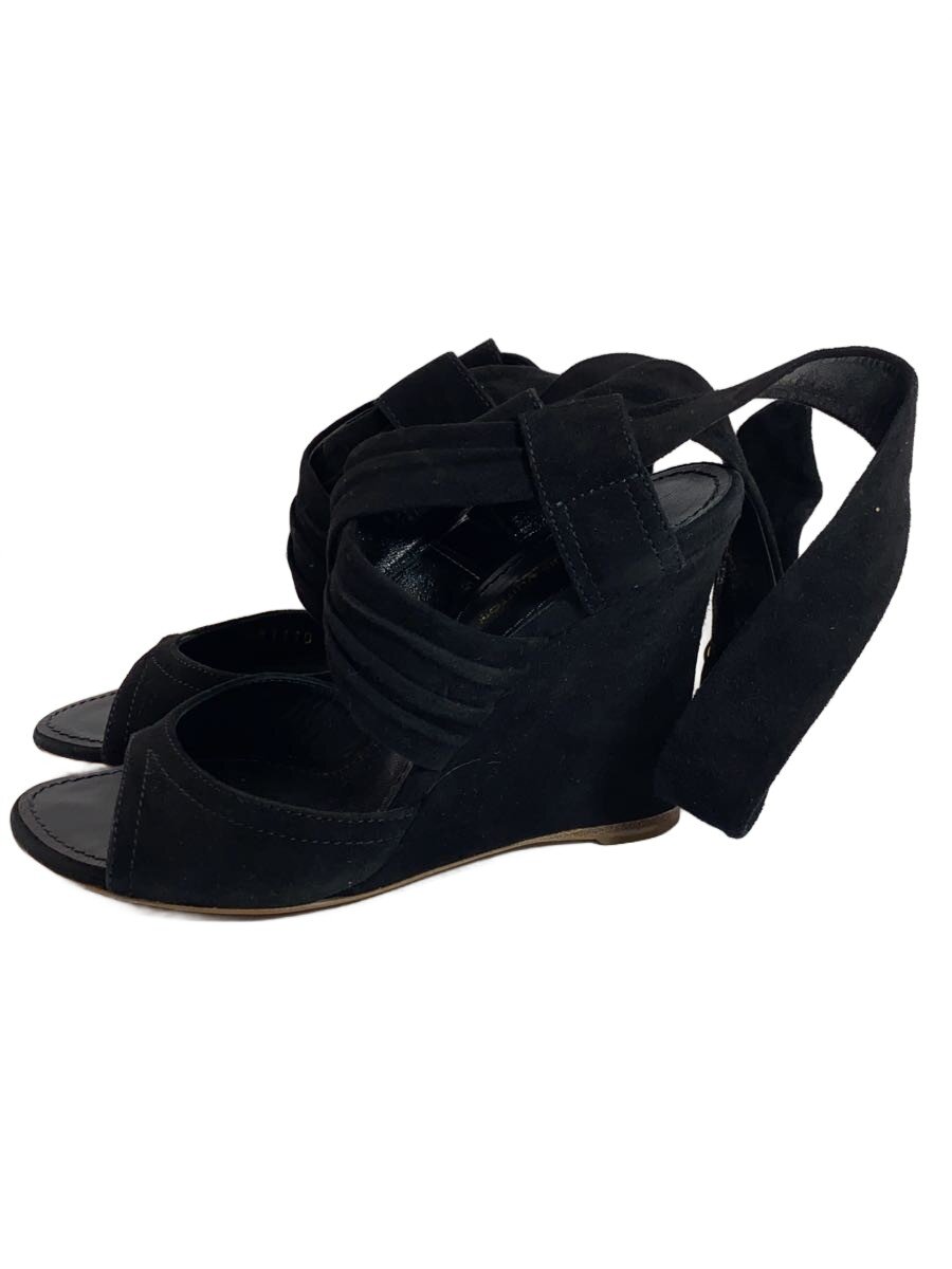 【中古】LOUIS VUITTON◆サンダル/34/BLK【シューズ】