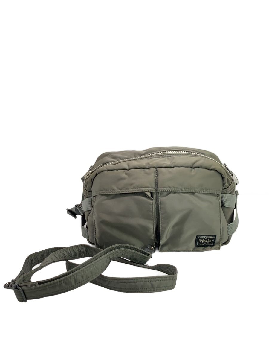 【中古】PORTER◆ウエストバッグ/ナイロン/KHK/無地/622-08635/汚れ有【バッグ】｜2ｎｄ STREET 店