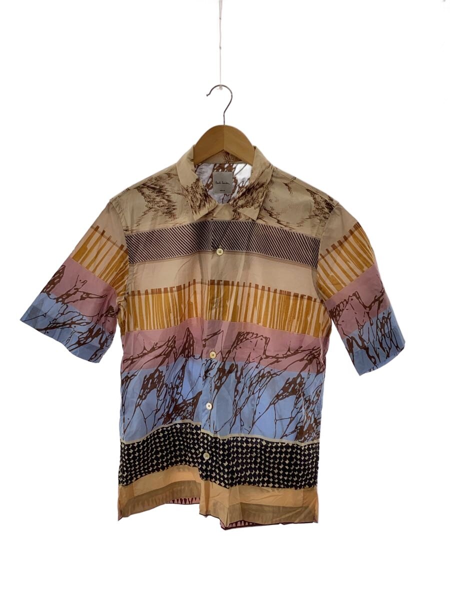 【中古】Paul Smith◆半袖プルオーバー/M/綿織物/マルチ色合い/総柄/233354//【メンズウェア】